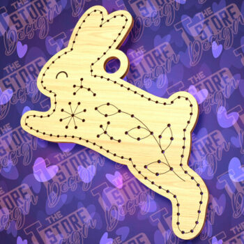 Intra απο ξύλο plywood 3mm-4mm πάχος - Πασχαλινό Ξυλοκέντημα Κενό |  Δίασταση 15x15 cm INTRAFABR-91063427 - Image 2