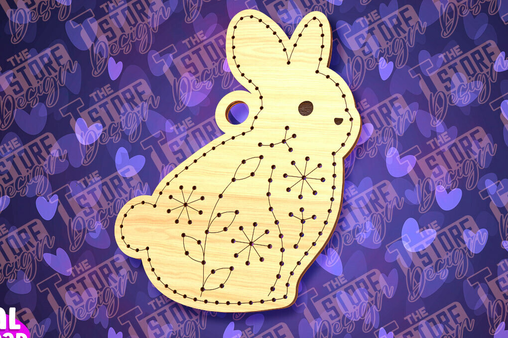 Intra απο ξύλο plywood 3mm-4mm πάχος - Πασχαλινό Ξυλοκέντημα Κενό |  Δίασταση 15x15 cm INTRAFABR-91063290