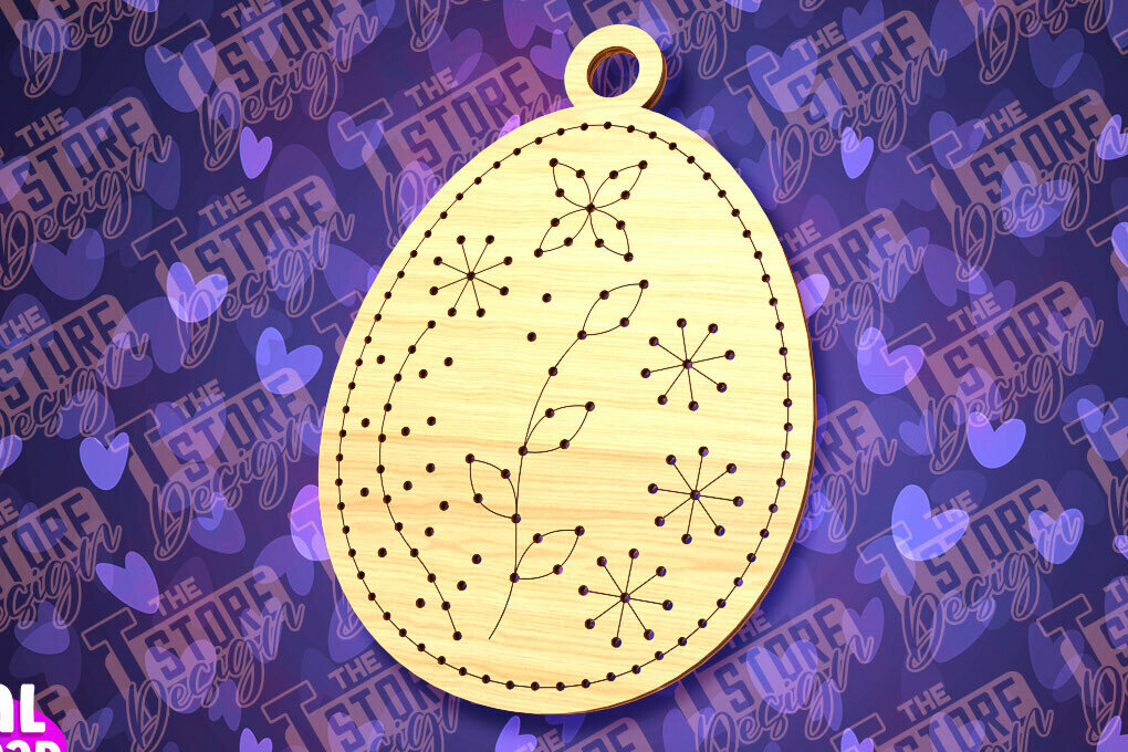 Intra απο ξύλο plywood 3mm-4mm πάχος - Πασχαλινό Ξυλοκέντημα Κενό |  Δίασταση 15x15 cm INTRAFABR-91063317