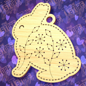 Intra απο ξύλο plywood 3mm-4mm πάχος - Πασχαλινό Ξυλοκέντημα Κενό |  Δίασταση 15x15 cm INTRAFABR-91063271 - Image 1