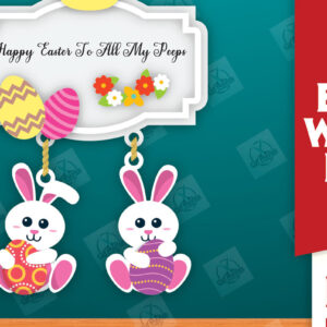 Intra απο ξύλο plywood 3mm-4mm πάχος - Πασχαλινή Ξύλινη Διακόσμηση Laser Cut  Δίασταση 15x15 cm INTRAFABR-117492149