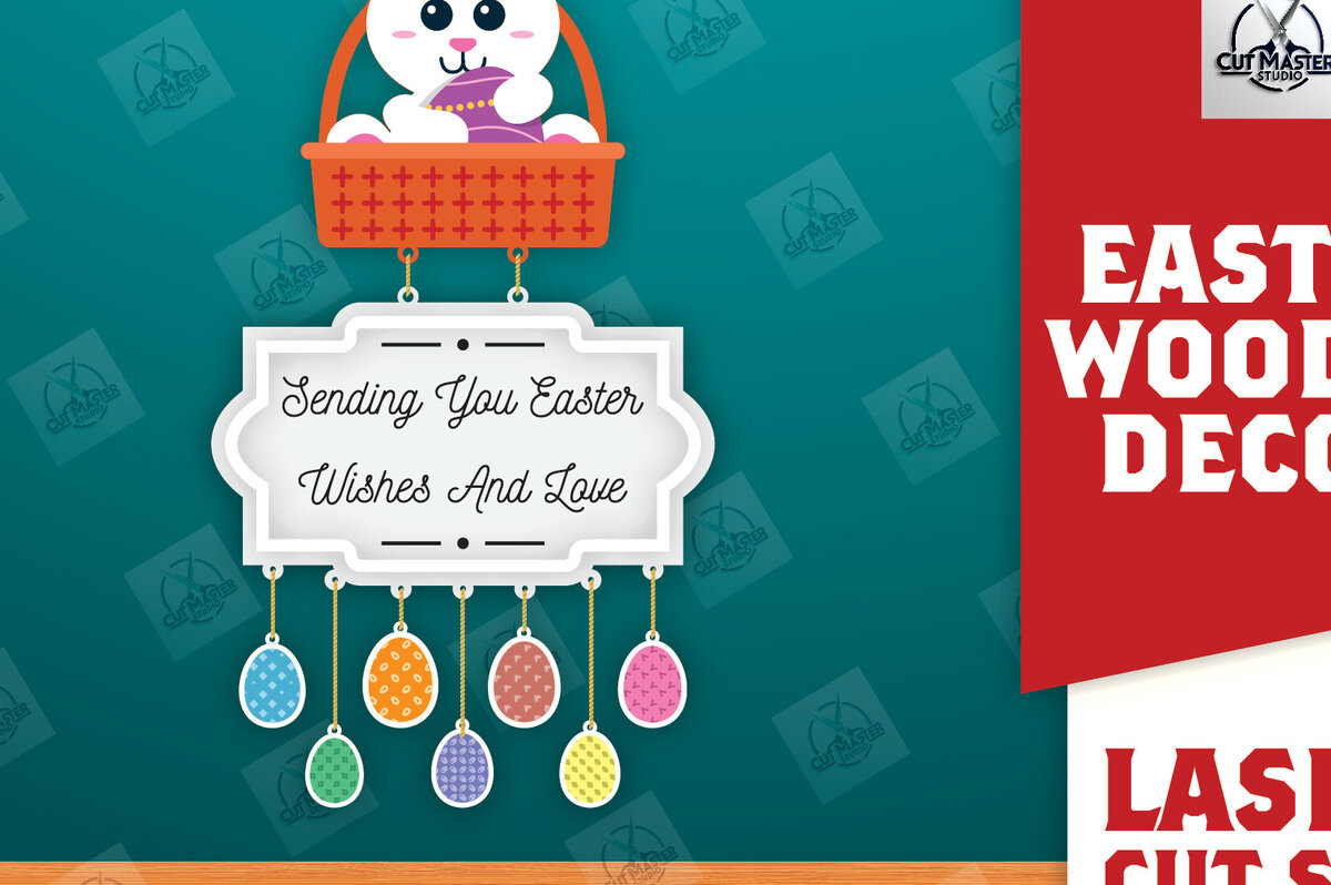 Intra απο ξύλο plywood 3mm-4mm πάχος - Πασχαλινή Ξύλινη Διακόσμηση Laser Cut  Δίασταση 15x15 cm INTRAFABR-117492197