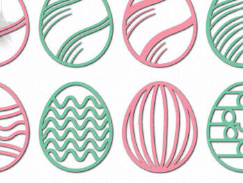 Intra απο ξύλο plywood 3mm-4mm πάχος - Πασχαλινό Ξύλινο Αυγό  Cut Bundle 1416 Δίασταση 15x15 cm INTRAFABR-115763834 - Image 2