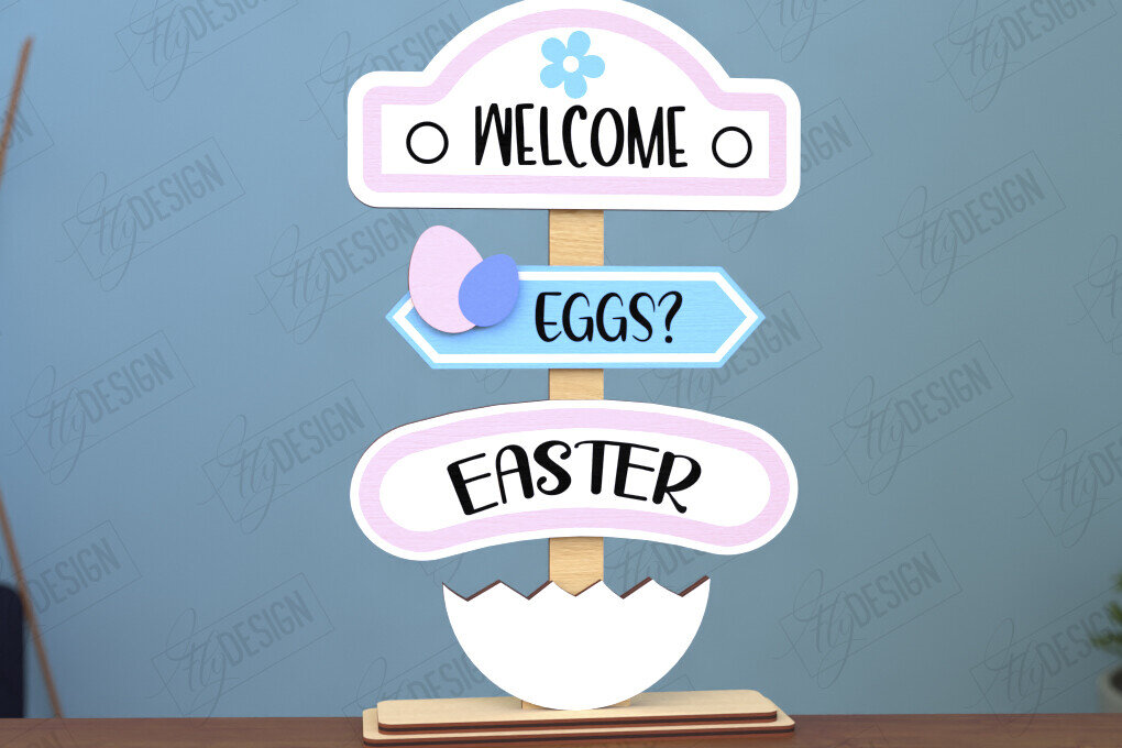 Intra απο ξύλο plywood 3mm-4mm πάχος - Πασχαλινή Ξύλινη Πινακίδα | Πασχαλινό περίπτερο | CNC Δίασταση 15x15 cm INTRAFABR-117197028