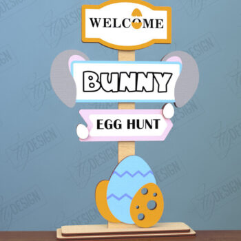 Intra απο ξύλο plywood 3mm-4mm πάχος - Πασχαλινή Ξύλινη Πινακίδα | Πασχαλινό περίπτερο | CNC Δίασταση 15x15 cm INTRAFABR-117197127 - Image 1