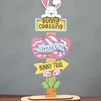 Intra απο ξύλο plywood 3mm-4mm πάχος - Πασχαλινή Ξύλινη Πινακίδα | Πασχαλινό Σταντ Δίασταση 15x15 cm INTRAFABR-116147946 - Image 2