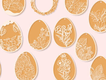 Intra απο ξύλο plywood 3mm-4mm πάχος - Πασχαλινό στεφάνι, κορνίζα, αυγό Ξύλινο  888 Δίασταση 20x25 cm INTRAFABR-62971452 - Image 3