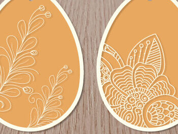 Intra απο ξύλο plywood 3mm-4mm πάχος - Πασχαλινό στεφάνι, κορνίζα, αυγό Ξύλινο  888 Δίασταση 20x25 cm INTRAFABR-62971452 - Image 6