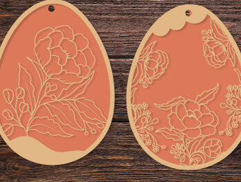 Intra απο ξύλο plywood 3mm-4mm πάχος - Πασχαλινό στεφάνι, κορνίζα, αυγό Ξύλινο  888 Δίασταση 20x25 cm INTRAFABR-62971452 - Image 8