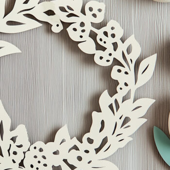 Intra απο ξύλο plywood 3mm-4mm πάχος - Πασχαλινά στεφάνια Laser Cut  Bundle Δίασταση 4x4 cm INTRAFABR-117646097 - Image 4