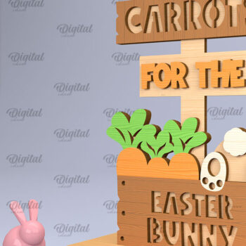 Intra απο ξύλο plywood 3mm-4mm πάχος - Πακέτο σημείων κατεύθυνσης Πάσχα Δίασταση 15x15 cm INTRAFABR-90890961 - Image 3