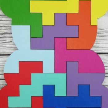 Intra απο ξύλο plywood 3mm-4mm πάχος - Εκπαιδευτικό παζλ για παιδιά Δίασταση 30x20 cm INTRAFABR-4618250 - Image 1