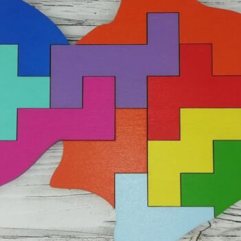 Intra απο ξύλο plywood 3mm-4mm πάχος - Εκπαιδευτικό παζλ για παιδιά Δίασταση 30x20 cm INTRAFABR-4618294 - Image 1