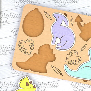 Intra απο ξύλο plywood 3mm-4mm πάχος - Εκπαιδευτικό Παζλ για παιδιά με  Δίασταση 30x20 cm INTRAFABR-88228011 - Image 5