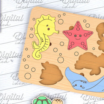 Intra απο ξύλο plywood 3mm-4mm πάχος - Εκπαιδευτικό Παζλ για παιδιά με  Δίασταση 30x20 cm INTRAFABR-88228011 - Image 6