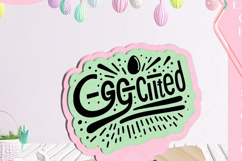 Intra απο ξύλο plywood 3mm-4mm πάχος - Egg-Citted Πασχαλινό Στολίδι Laser Cut  Δίασταση 6x6 cm INTRAFABR-116217733