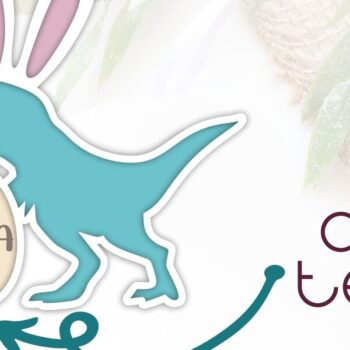 Intra απο ξύλο plywood 3mm-4mm πάχος - Πασχαλινό καλάθι αυγών Ετικέτες , Dinosaur  Δίασταση 15x15 cm INTRAFABR-92463370 - Image 5