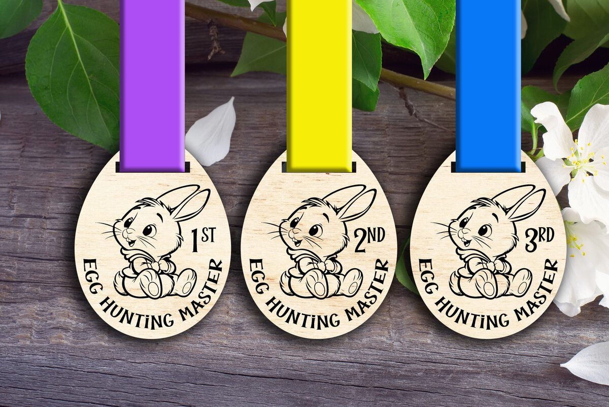 Intra απο ξύλο plywood 3mm-4mm πάχος - Κύρια μετάλλια κυνηγιού αυγών Δίασταση 15x15 cm INTRAFABR-118174036