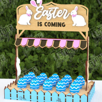 Intra απο ξύλο plywood 3mm-4mm πάχος - Στάση αυγών για το πασχαλινό πακέτο | Αυγοθήκη Δίασταση 15x15 cm INTRAFABR-118274290 - Image 3