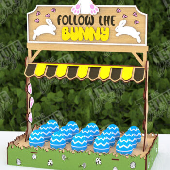 Intra απο ξύλο plywood 3mm-4mm πάχος - Αυγοστάσιο για το Πάσχα | Πασχαλινή αυγοθήκη Δίασταση 15x15 cm INTRAFABR-117881345 - Image 1