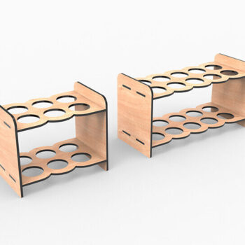 Intra απο ξύλο plywood 3mm-4mm πάχος -  κοπής με λέιζερ βάσης αυγών Δίασταση 15x15 cm INTRAFABR-105208669 - Image 5