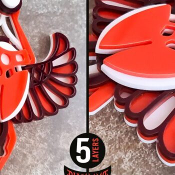 Intra απο ξύλο plywood 3mm-4mm πάχος - Αιγυπτιακός Σκαραβαίος |  αποκοπής με 3D επίπεδα Δίασταση 6x6 cm INTRAFABR-36556266 - Image 10