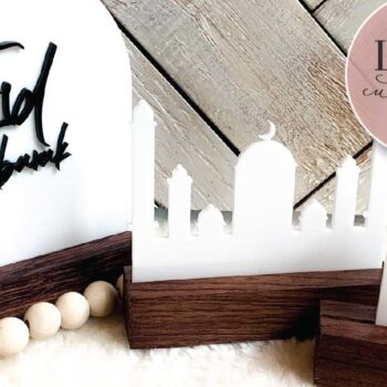 Intra απο ξύλο plywood 3mm-4mm πάχος - Eid Decor Bundle , Τζαμί Δίασταση 30x20 cm INTRAFABR-73132988 - Image 4