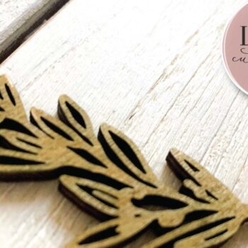 Intra απο ξύλο plywood 3mm-4mm πάχος - Κομψό Cake Topper  Δίασταση 20x20 cm INTRAFABR-71917917 - Image 4