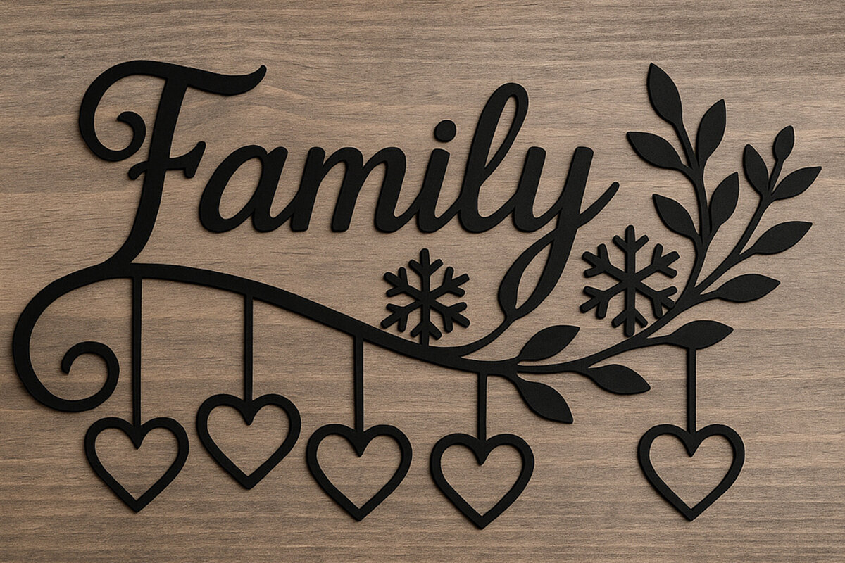 Intra απο ξύλο plywood 3mm-4mm πάχος - Κομψό οικογενειακό πλαίσιο  Δίασταση 20x25 cm INTRAFABR-122431359