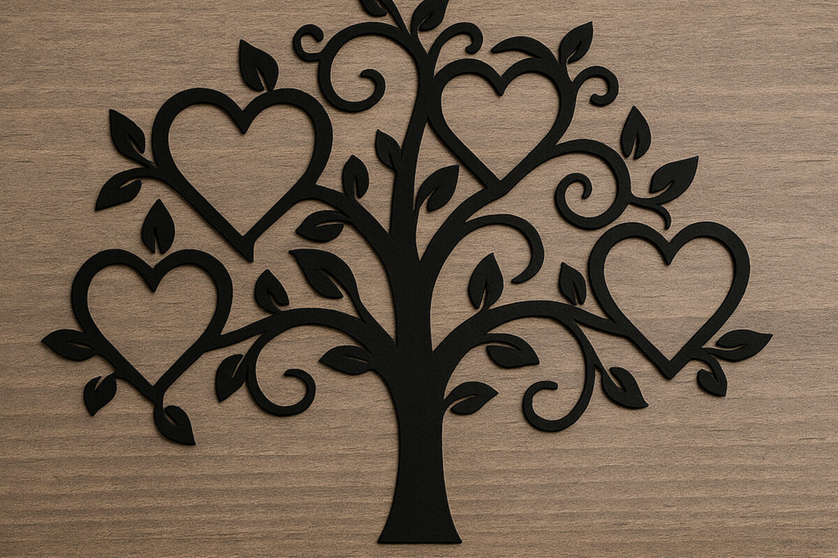 Intra απο ξύλο plywood 3mm-4mm πάχος - Κομψό οικογενειακό πλαίσιο  Δίασταση 20x25 cm INTRAFABR-122431665