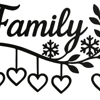 Intra απο ξύλο plywood 3mm-4mm πάχος - Κομψό οικογενειακό πλαίσιο  Δίασταση 20x25 cm INTRAFABR-122431665 - Image 4