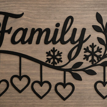 Intra απο ξύλο plywood 3mm-4mm πάχος - Κομψό Πακέτο οικογενειακού ονόματος  Δίασταση 20x25 cm INTRAFABR-122434621 - Image 3