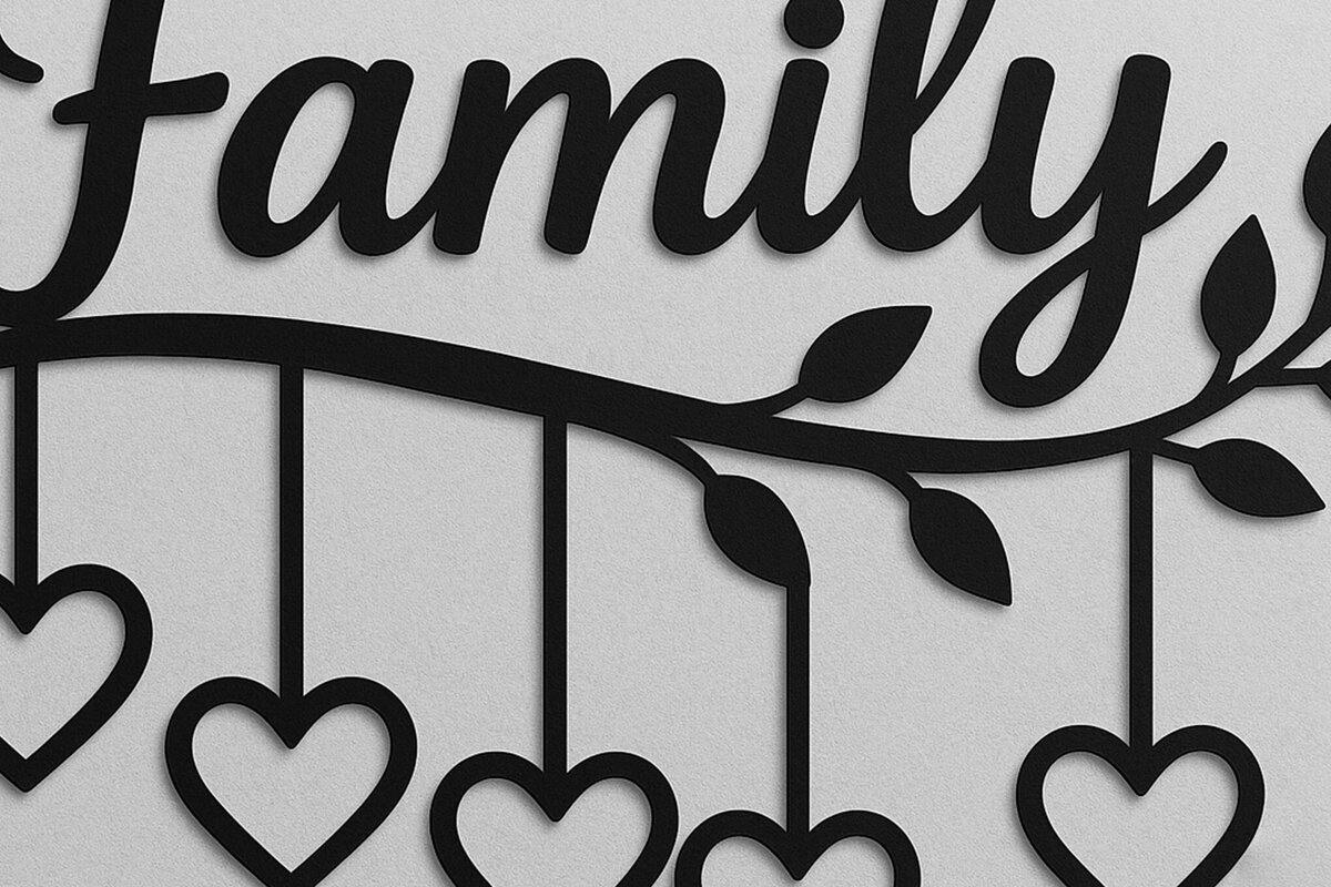 Intra απο ξύλο plywood 3mm-4mm πάχος - Κομψό οικογενειακό πλαίσιο  Δίασταση 20x25 cm INTRAFABR-122431107