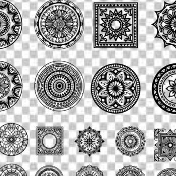 Intra απο ξύλο plywood 3mm-4mm πάχος - Κομψή δέσμη με floral πάνελ  Δίασταση 6x6 cm INTRAFABR-125246499 - Image 2