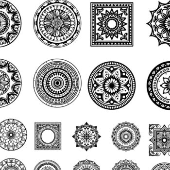 Intra απο ξύλο plywood 3mm-4mm πάχος - Κομψή δέσμη με floral πάνελ  Δίασταση 6x6 cm INTRAFABR-125246499 - Image 3