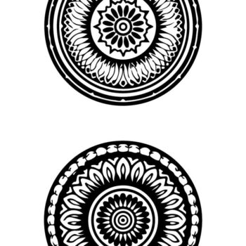 Intra απο ξύλο plywood 3mm-4mm πάχος - Κομψή δέσμη με floral πάνελ  Δίασταση 6x6 cm INTRAFABR-125243767 - Image 3