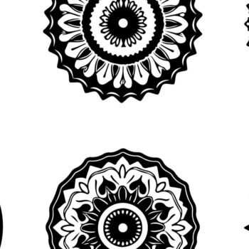 Intra απο ξύλο plywood 3mm-4mm πάχος - Κομψή δέσμη με floral πάνελ  Δίασταση 6x6 cm INTRAFABR-125243767 - Image 5