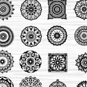 Intra απο ξύλο plywood 3mm-4mm πάχος - Κομψή δέσμη με floral πάνελ  Δίασταση 6x6 cm INTRAFABR-125243879