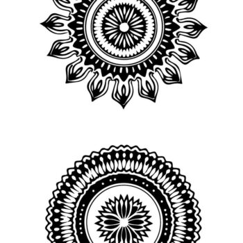 Intra απο ξύλο plywood 3mm-4mm πάχος - Κομψή δέσμη με floral πάνελ  Δίασταση 6x6 cm INTRAFABR-125243879 - Image 6