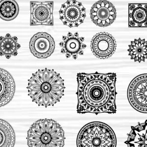 Intra απο ξύλο plywood 3mm-4mm πάχος - Κομψή δέσμη με floral πάνελ  Δίασταση 6x6 cm INTRAFABR-125244138