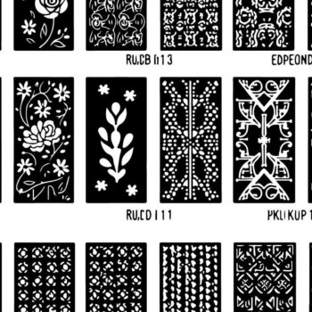 Intra απο ξύλο plywood 3mm-4mm πάχος - Κομψά σχέδια πάνελ κοπής με λέιζερ Δίασταση 30x30 cm INTRAFABR-125204114 - Image 10