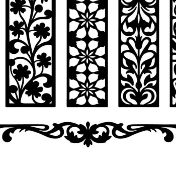 Intra απο ξύλο plywood 3mm-4mm πάχος - Κομψά σχέδια πάνελ κοπής με λέιζερ Δίασταση 30x30 cm INTRAFABR-125204555 - Image 2