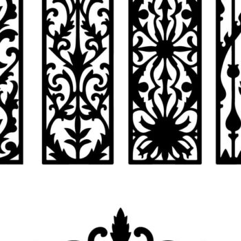 Intra απο ξύλο plywood 3mm-4mm πάχος - Κομψά σχέδια πάνελ κοπής με λέιζερ Δίασταση 30x30 cm INTRAFABR-125204555 - Image 4