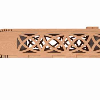 Intra απο ξύλο plywood 3mm-4mm πάχος - Κομψό ξύλινο κουτί κοπής με λέιζερ 3D  Δίασταση 30x30 cm INTRAFABR-118221910 - Image 5