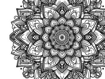 Intra απο ξύλο plywood 3mm-4mm πάχος - Κομψό μοτίβο Mandala Δίασταση 30x30 cm INTRAFABR-102523387 - Image 3