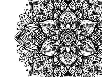 Intra απο ξύλο plywood 3mm-4mm πάχος - Κομψό μοτίβο Mandala Δίασταση 30x30 cm INTRAFABR-102523387 - Image 4