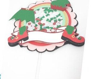 Intra απο ξύλο plywood 3mm-4mm πάχος - Elf Costume Shaker Topper Δίασταση 20x20 cm INTRAFABR-35004364 - Image 1