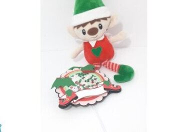 Intra απο ξύλο plywood 3mm-4mm πάχος - Elf Costume Shaker Topper Δίασταση 20x20 cm INTRAFABR-35004364 - Image 3