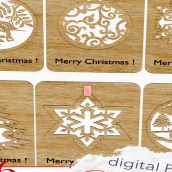 Intra απο ξύλο plywood 3mm-4mm πάχος - Enchanting Cottage Delights Laser-Cut Δίασταση 140x100 cm INTRAFABR-117963096 - Image 1