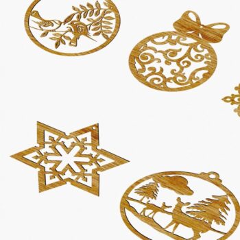 Intra απο ξύλο plywood 3mm-4mm πάχος - Enchanting Cottage Delights Laser-Cut Δίασταση 140x100 cm INTRAFABR-117963096 - Image 9